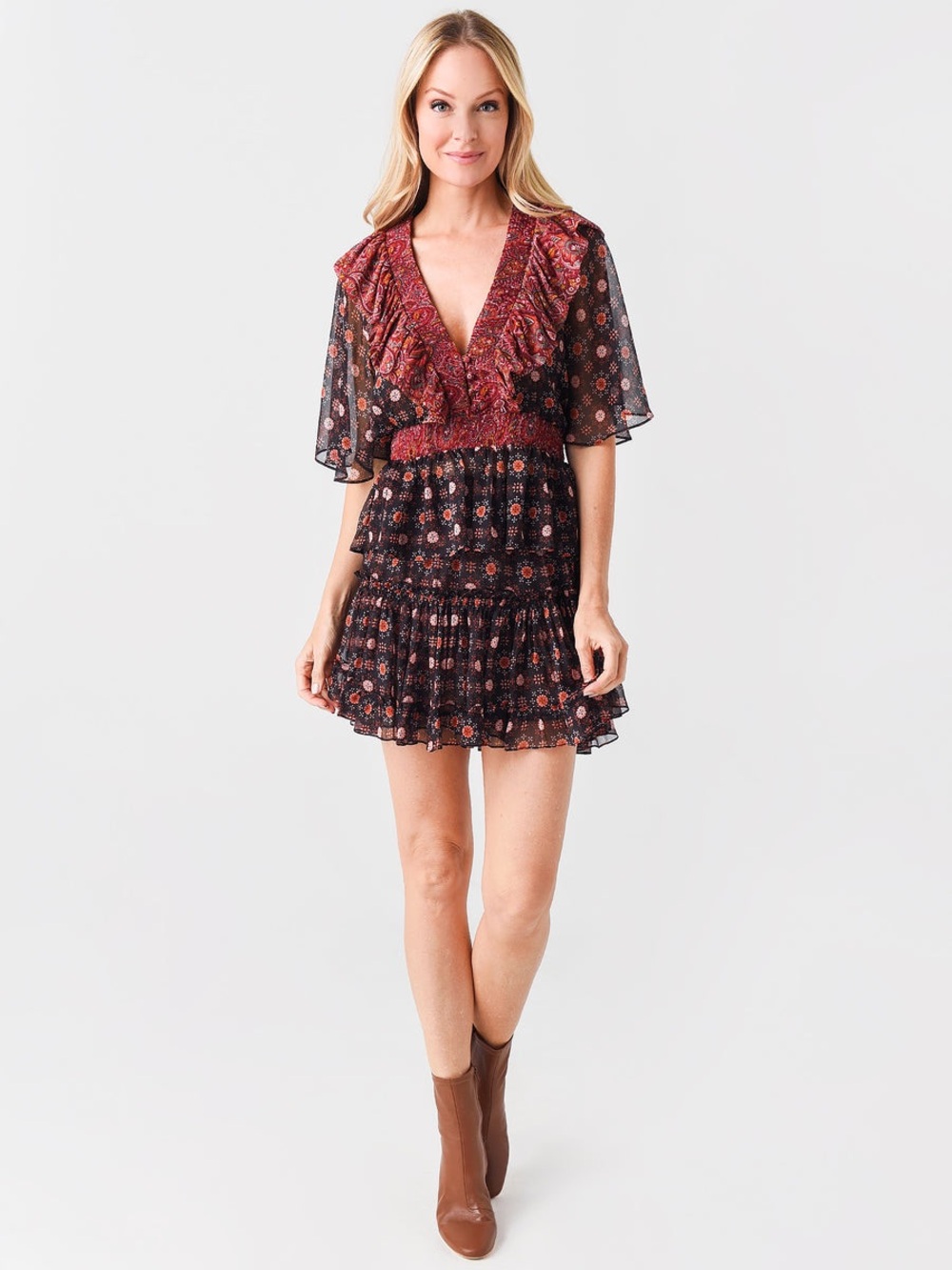 MISA Los Angeles 2 Piece Set Mia Top Marion Skirt Medium NWT
